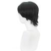 Anime 30cm Jujutsu Kaisen Cosplay Wigs Yuta Okkotsu Short Black Heat Resistant Synthetci Hair Wig