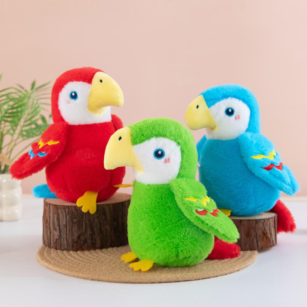 Plüsch-Schlüsselanhänger-Spielzeug, Niedlicher Vogel Plüschtier Anhänger Puppe für Taschen und Rucksäcke