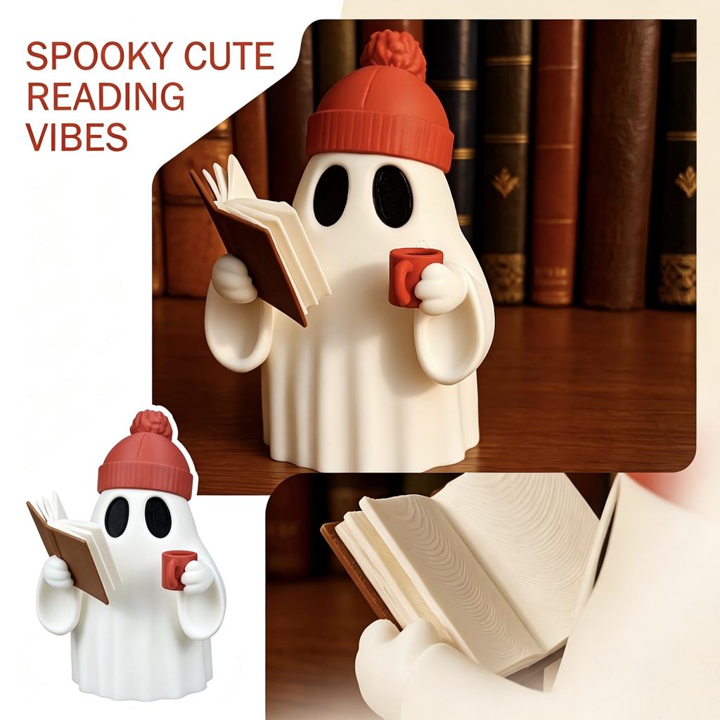 3D Geprint Halloween Boekenlegger - Schattig en Stijlvol Leesaccessoire voor Alle Leeftijden