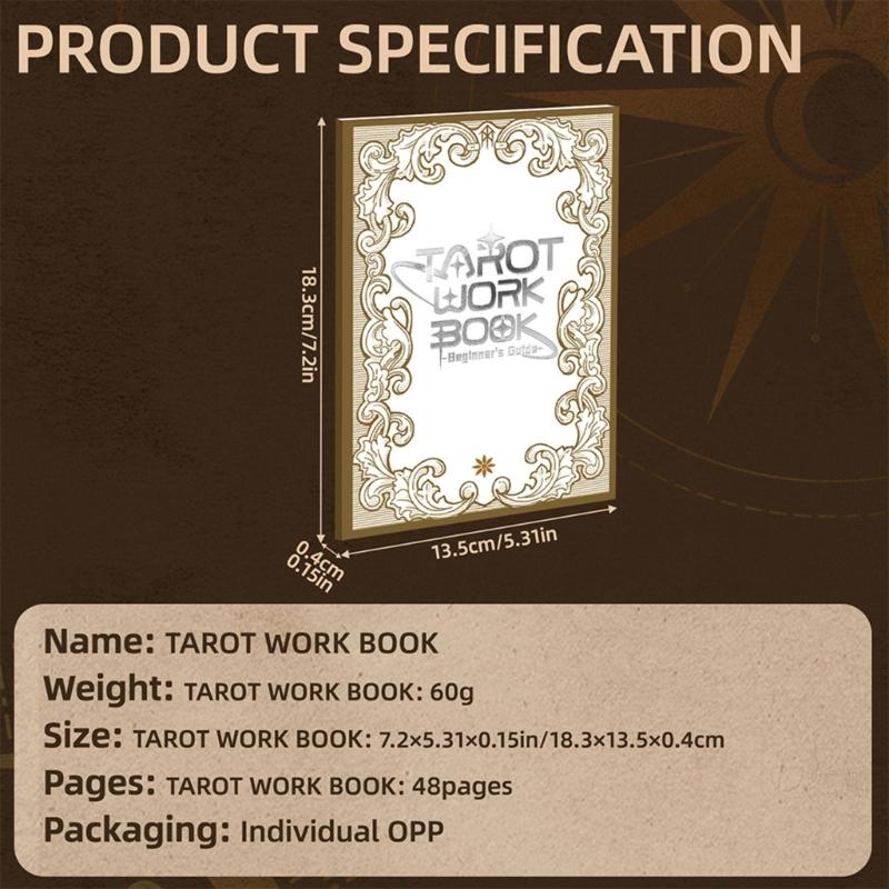 Mystical Journal For Divination Quickly Sketches Zones Light weight Spiritual Card Reading Journal