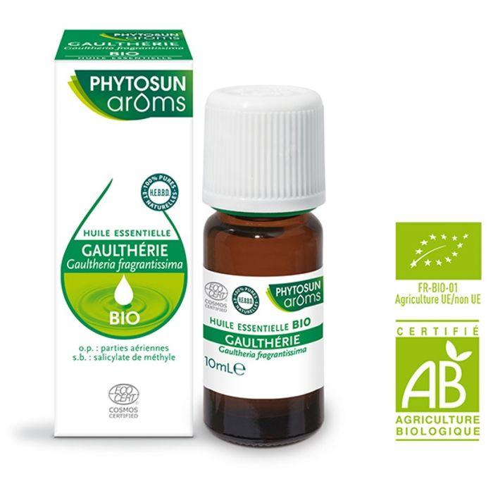 Phytosun Arôms Huile Essentielle Gaulthérie Bio 10ml