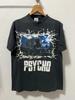 VINTAGE 90S PSYCHO MOVIE Short Sleeve Black Color Classic Shirt Reprint