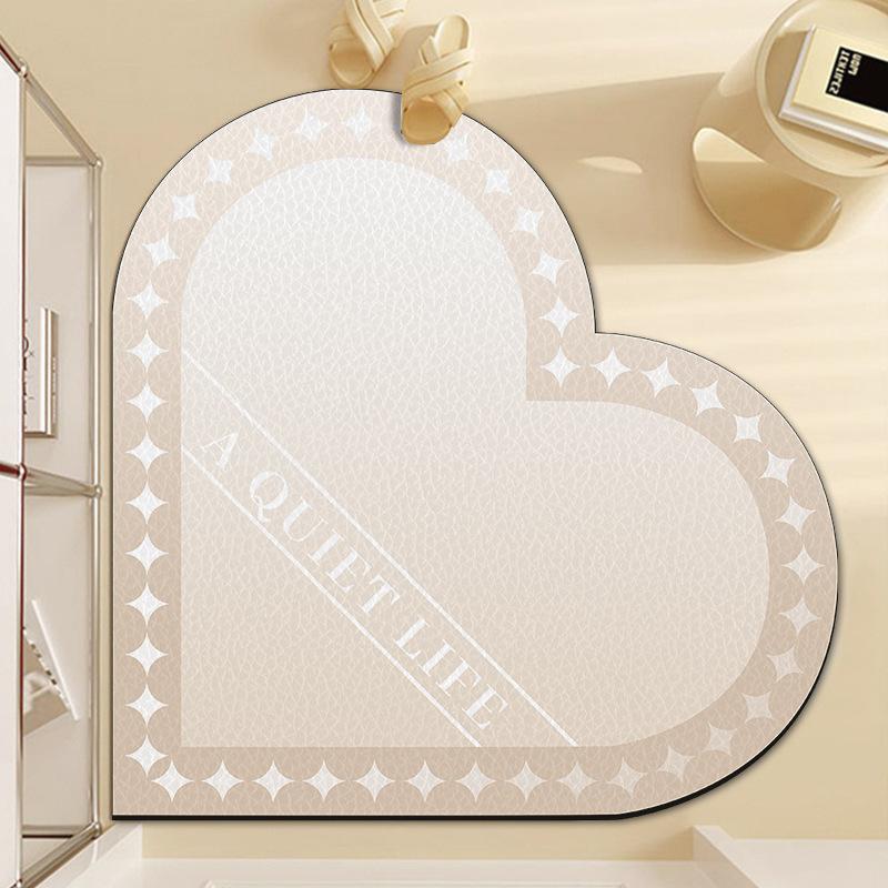 Door Entry Mat Dirt Resistant Non-slip Door Mat Peak-heart Entry Mat Mat Absorbent Entry Mat