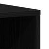 Bathroom Furniture Set with Storage 3 pcs Black Wood based Material