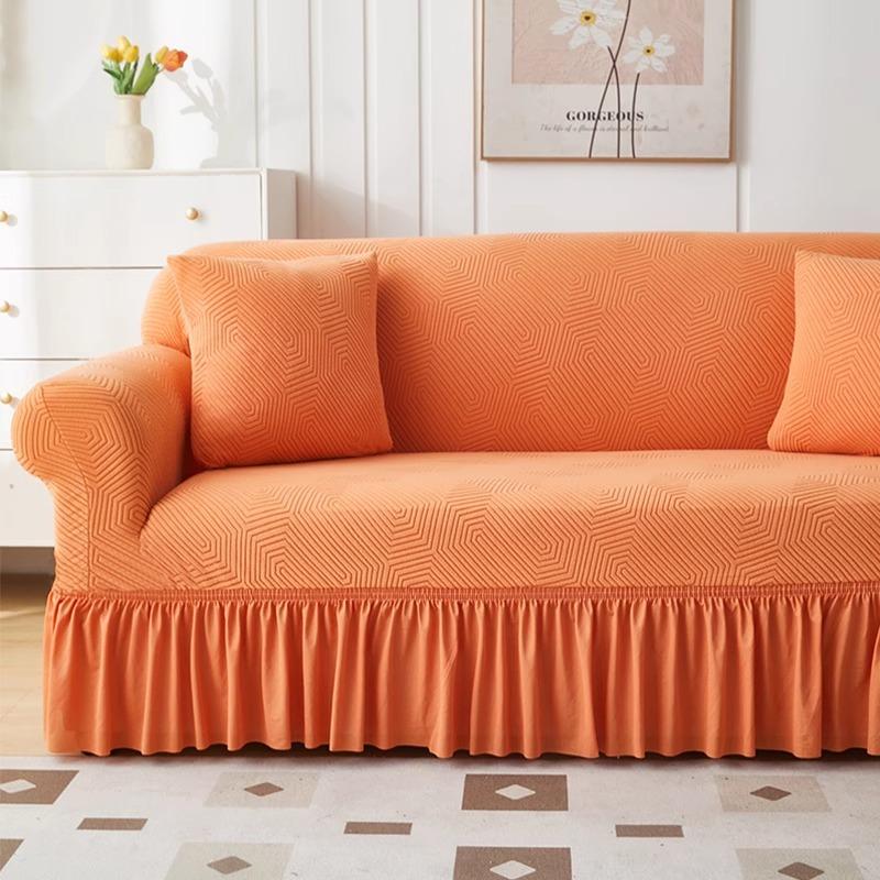 Skirt Sofa Cover New Anti Cat Claw All Inclusive Universal Cover All Seasons Dustproof Elastic Protective Cover