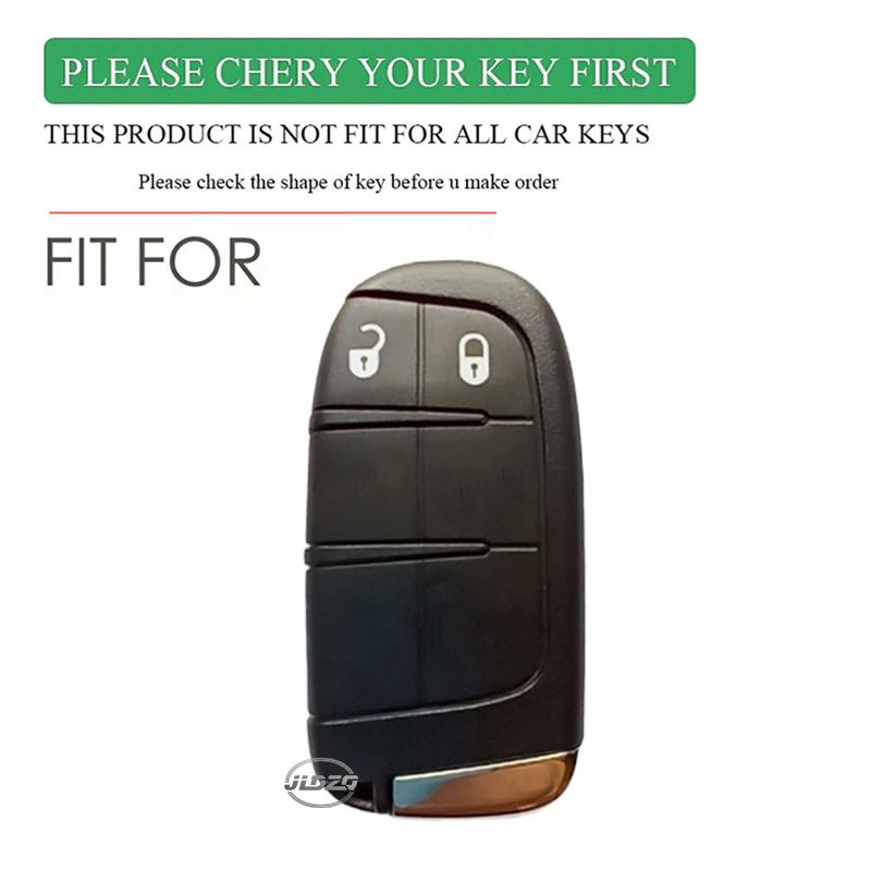 Silikon Autoschlüssel Abdeckung Fall für Dodge Ram Charger Journey Durango Jeep Grand Cherokee Chrysler Keyless Fob Shell Halter