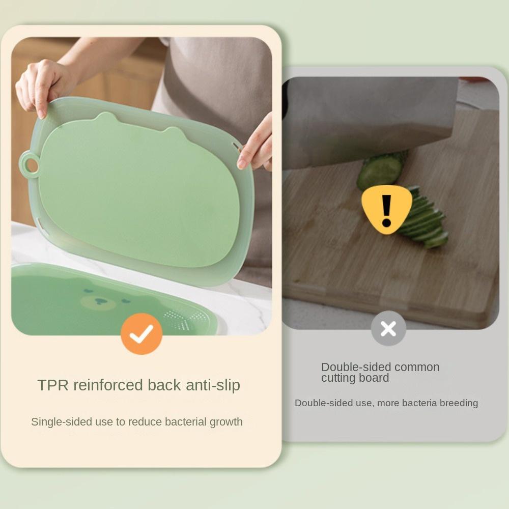 Single Sided Kitchen Chopping Board Cartoon Food Cutting Mat Fruit Cutting Board Household
