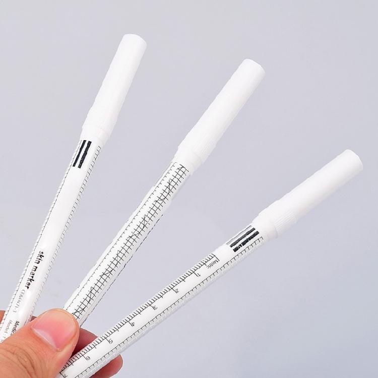 10x Kožní fix Chirurgický fix na kůži Fix na obočí Nástroj Polohovací pero