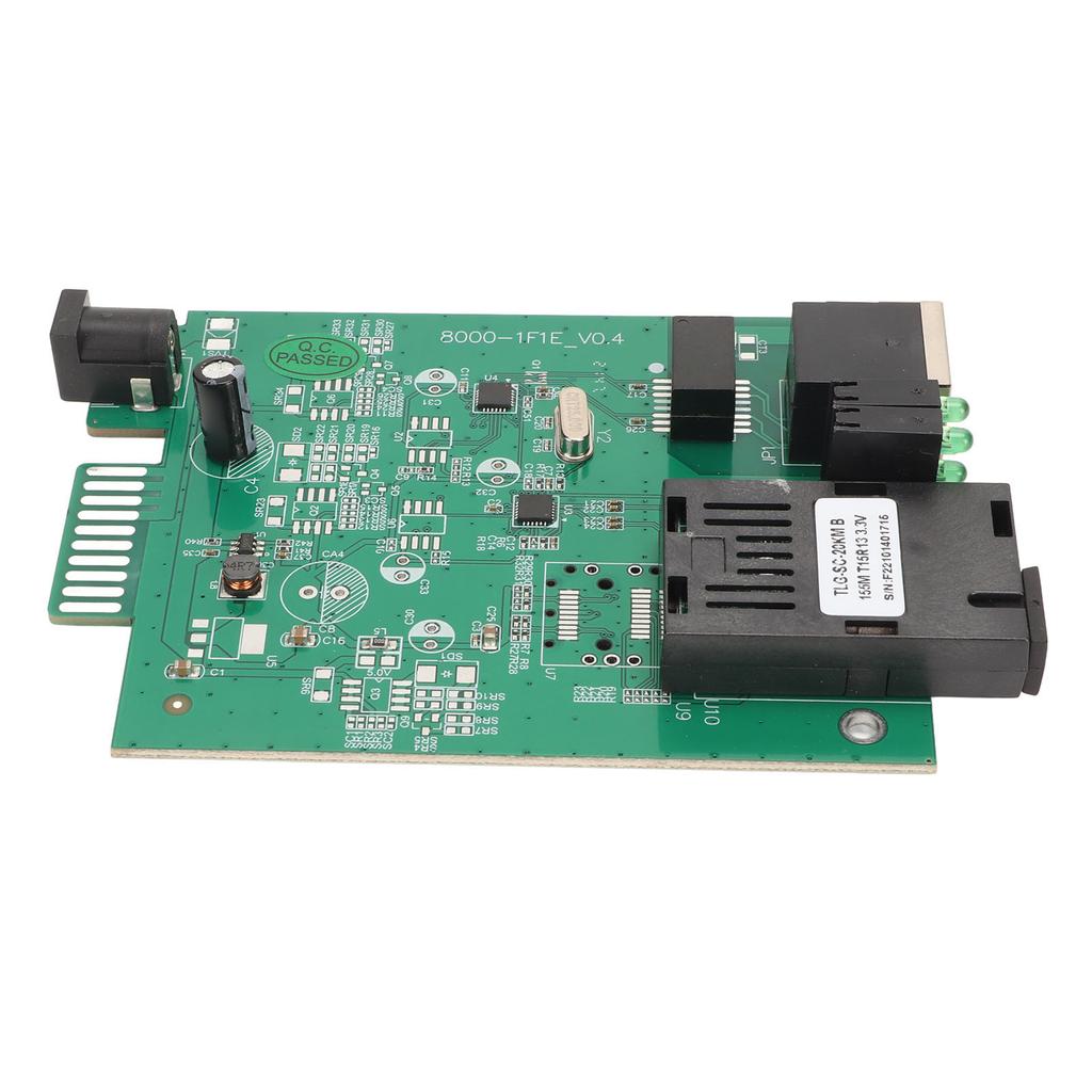 SC Fiber Ethernet Transceiver 100 Mbps Tx1550nm Rx1310nm Single Fiber Singlemode RJ 45 Port Fiber To Ethernet Converter