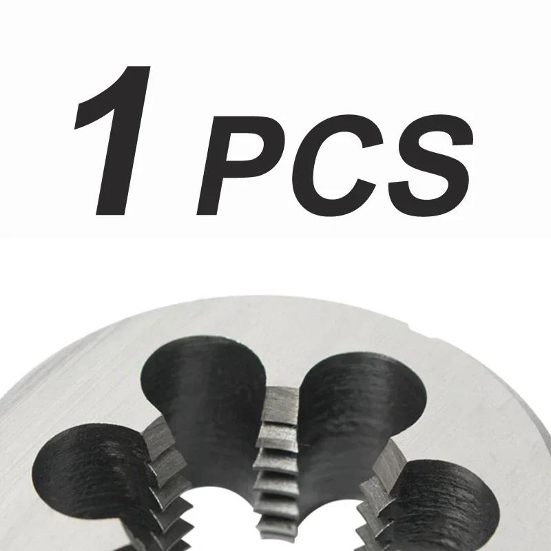 

RIGTIP HSS Thread Die Metric Round Dies Cutting Tool Right Hand Alloy Steel M14 M15 M16 M17 M18 M21 Machining External Threads M14x2