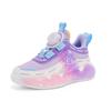 Children's sports tide shoes 2025 new girls rotating button pink white shoes medium older boys outdoor running shoes