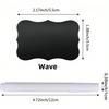 120Pcsroll 3 Styles Removable Blackboard Stickers With Erasable Pen Waterproof Chalkboard Labels For Home  Kitchen 1.4*2.2Inch
