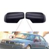 2 ks Kryt pouzdra zpětného zrcátka do auta Matná černá Vhodné pro BMW řady 3 5 E46 Compact 1998-2005 E39 51168238375 51168238376