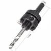 Mandrel with Drill Bit for Arbor Use from 32mm Up To 210mm Diameter with Strong Steel Build for Consistent Drilling Results