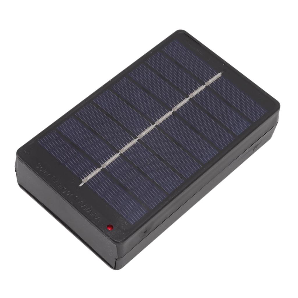 Solar Panel Battery Charger Charging Case Box 1W 4V for AA AAA 1.2V Batteries Outdoor Supplies