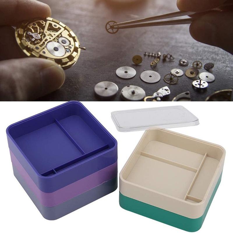 Watch Parts Storage Box 5 Layer Watch Repair Tool Storage Box Color Parts Box Watch Tools for Screw Component Movement