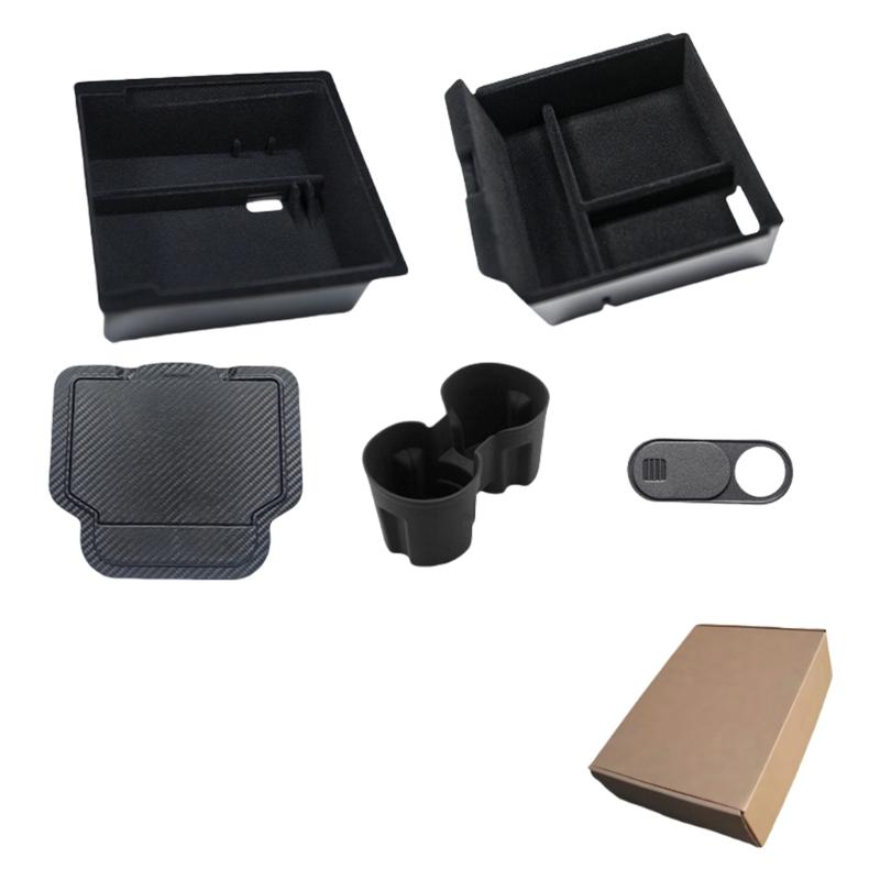 Armrest Storage Tray Anti Slip Storage Box for 3 Y Juniper Easy Installation Center Console Organizer Tray