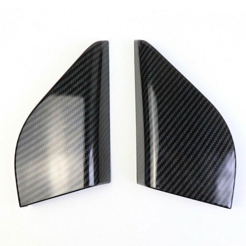 A-pillar Front Triangle Cover Trim For 2019-2020 Ford Focus ST RS Carbon Fiber