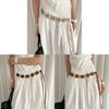 Ethnic Bohemian Waist Rope With Auto Lock Buckle For Daily Accessories