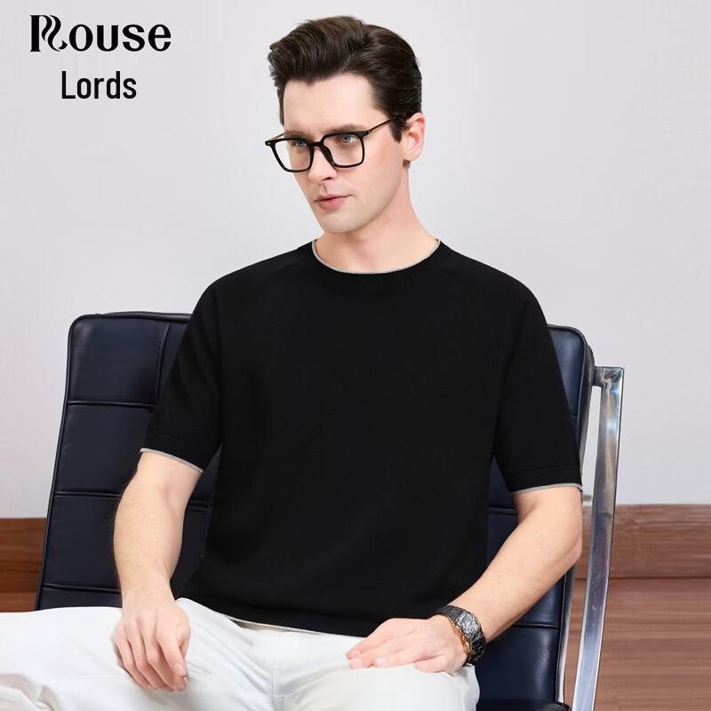 

Luotsi Men s Linen Blend Round Neck Short Sleeve T-Shirt 165