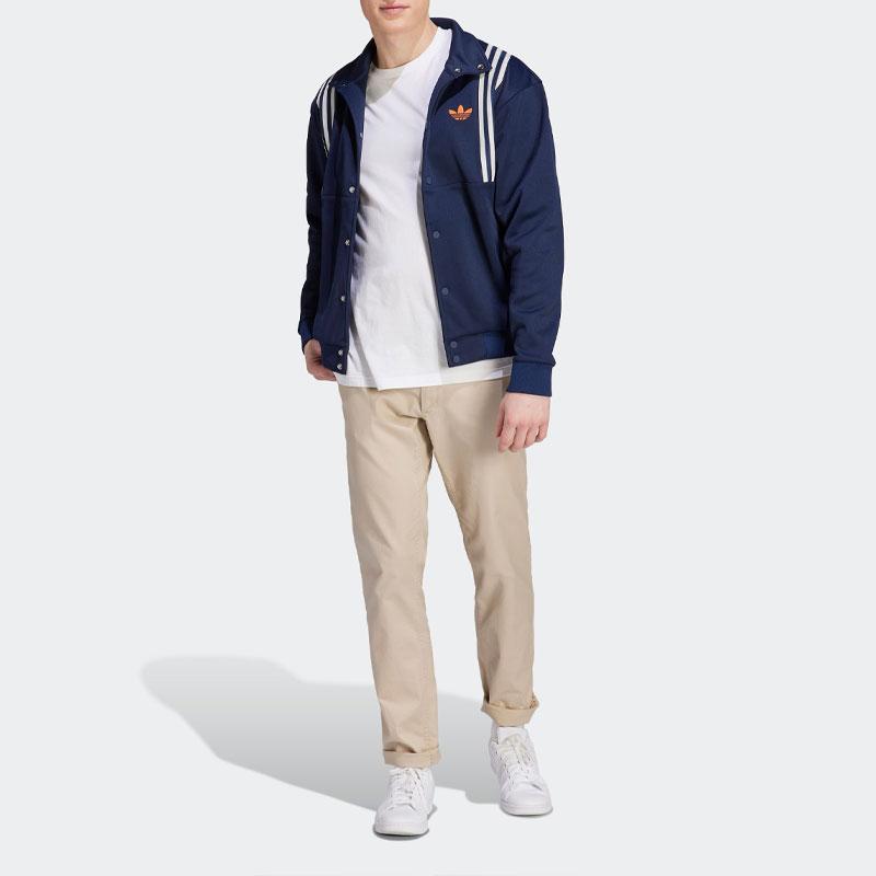 Adidas Originals SS23 Adicolor Seria Retro anilor 70 Jachetă de trening Bărbați Indigo Închis IP6978