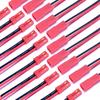 For JST SM-2Pin 2-Pin Connector Cable Set 40pcs 22AWG 100mm Wire with 20 Male and 20 Female for LED Lighting Projects
