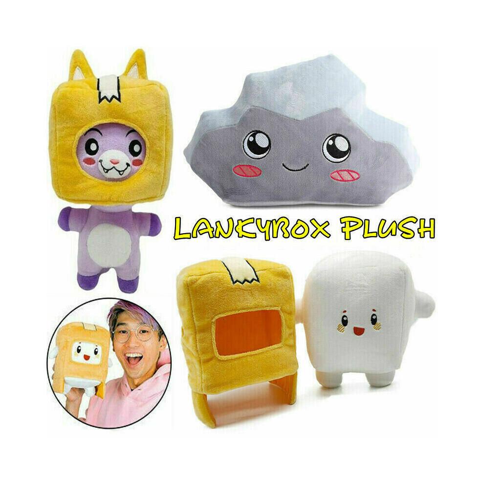 Lankybox BOXY+FOXY+ROCKY Plush Soft Kid Game Figure Plushie Doll