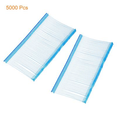 5000pcs/lot Standard Tagging Gun Fasteners Garment Tags Label Attachments Gun Barbs Colored  Plastic Tag Pins for Clothin