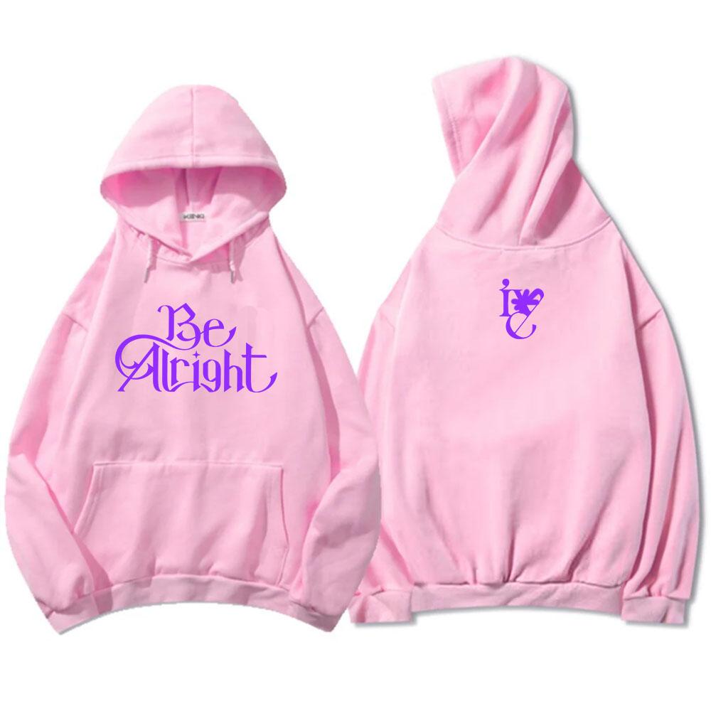 Alright EP Hoodies Letter Graphic Printing Sweatshirt Long Sleeve Fashion Korean Band Pullovers Men Women Clothing