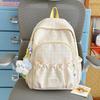 Schoolbag Small Fresh Star Schoolbag Girl Soft Sister Cute Backpack College Student High School Student Casual Versatile Backpack Wholesale
