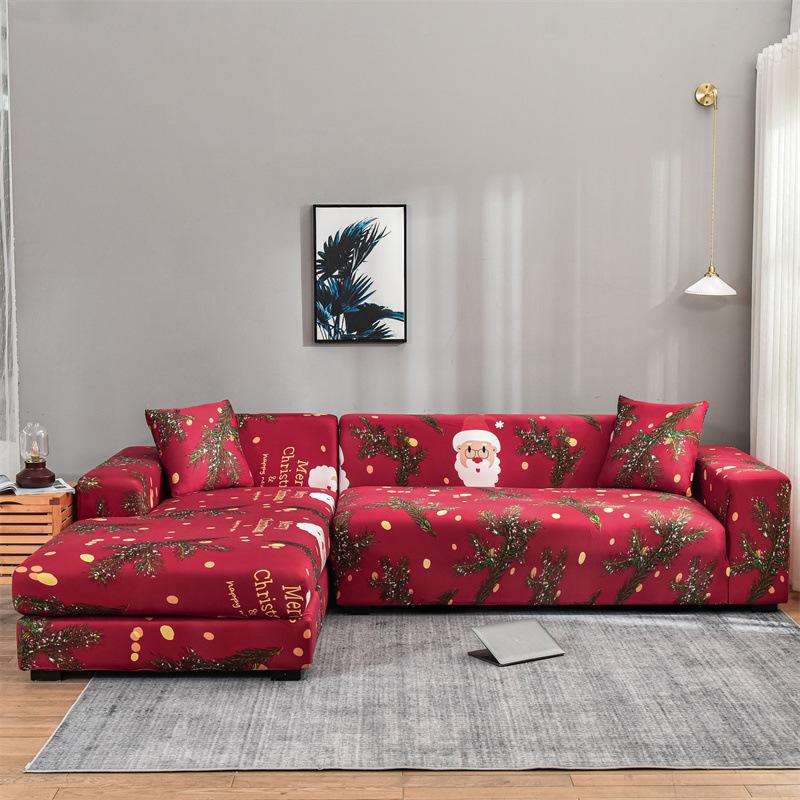 Stretch All-Inclusive Sofa Cover Printed Knitted Sofa Cover Dirt-Proof Cover