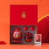 Haofeng 2025 Year of the Snake Lucky Bag Piggy Bank & Tea Set Gift Box