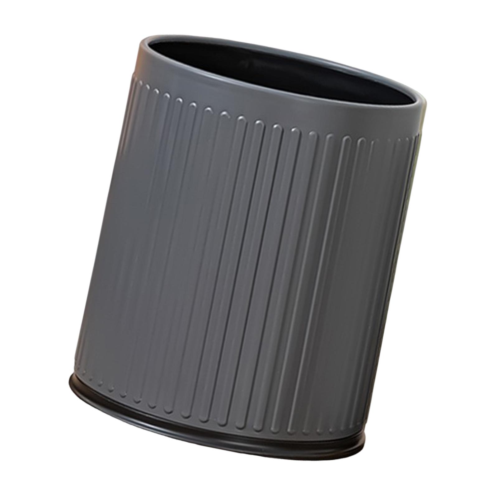 Open Top Trash Can without Lid Practical Wastebasket Elegant Garbage Can for