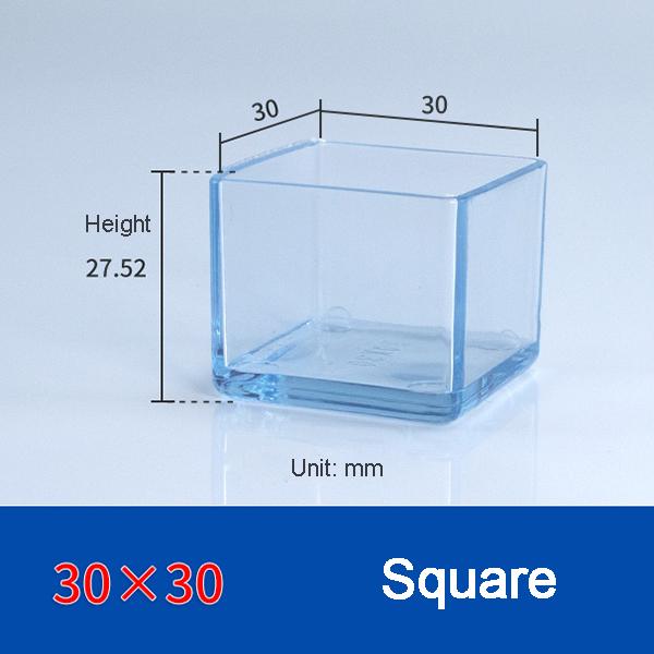 Transparent Thickened Table Foot Mat, Protective Cover, Non-slip, Wear-resistant, Furniture, Chair Noise, 4 Pcs Set Foot Cover