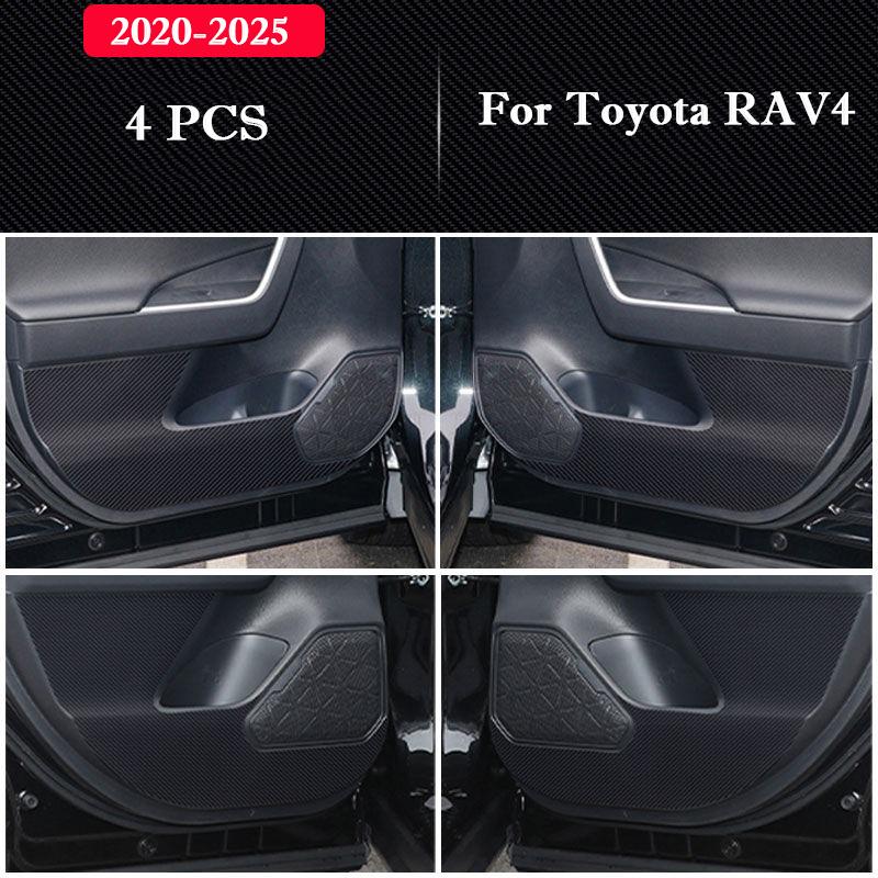 

Для Toyota RAV4 2014-2026 Автомобильные накладки на двери от пинков Защитные наклейки на бардачок Внутренние аксессуары Пленка устойчивая к царапинам
