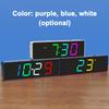 ESP8266 IoT Colorful WiFi Clock Kit Intelligent Electronic Clock DIY Welding Practice Parts Set Automatic Time