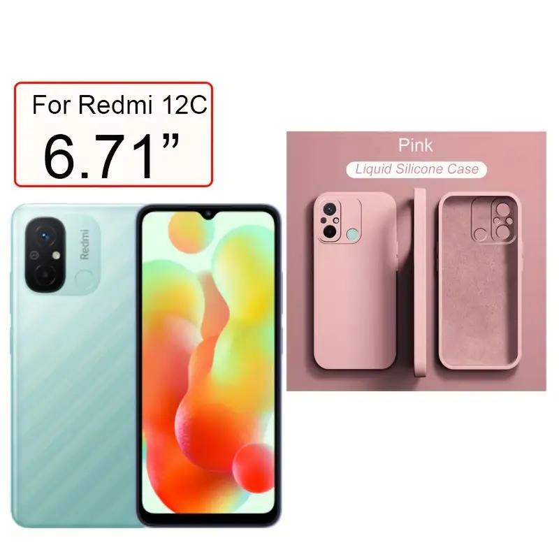 Liquid Silicone Case For Xiaomi Redmi 12 12C 13C Shockproof Case For Redmi Note 12 Pro Plus Note 12S 4G Note 12 5G 4G Note12 Pro+ 5G Phone Cover