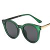 Fashion Brand Sunglasses Cat Eye Multicolor With Mirror Coated Lens For Women