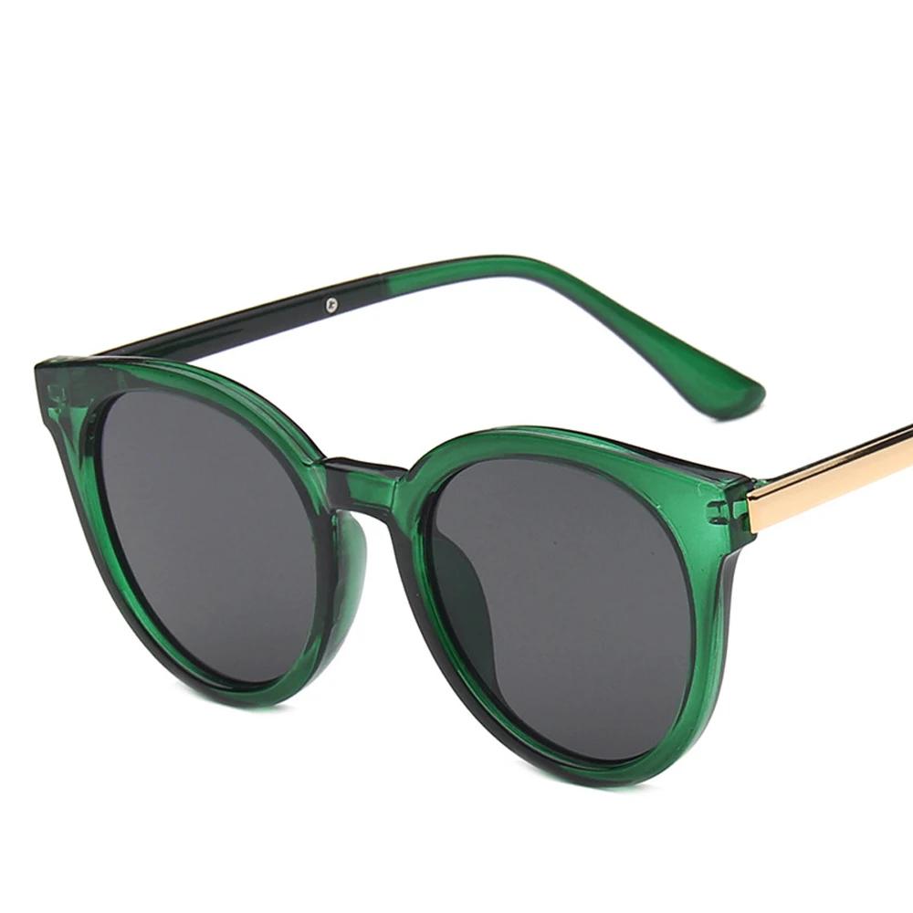 Fashion Brand Sunglasses Cat Eye Multicolor With Mirror Coated Lens For Women