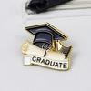 Graduation Cap Brooch and Pendant for Student Apparel and Bags