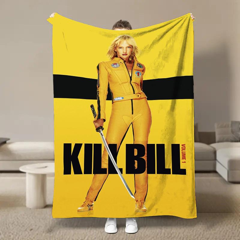 8 Size Classic Hot Movie Kill-Bill Flannel Blanket Home Sofa Lunch Break Blankets Children Student Blankets Nap Cover Kid Gift