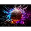 Vibrant Astonishing Basketball Landscape Posters Cool Space Basketball Modern Prints Canvas Wall Pictures Home Living Room Decor