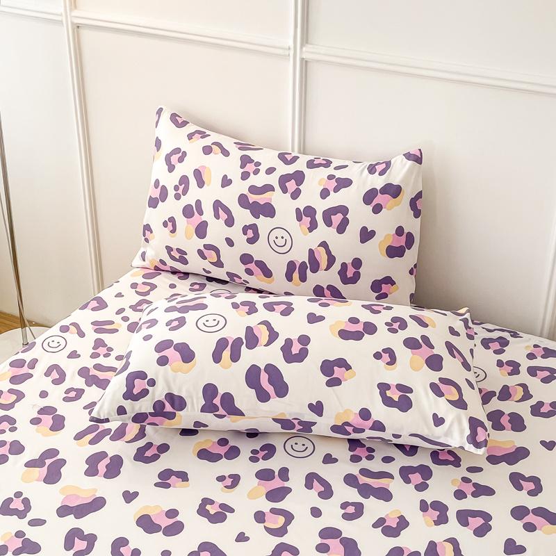Printed Fitted Sheet Sets Lençol Single/Full/Queen/King Size Bed Sheets with Pillowcase for Home Elastic Band Mattress Cover