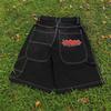 European and American high street shorts skateboard pants pattern couple hiphop hip hop denim shorts source manufacturer wholesale