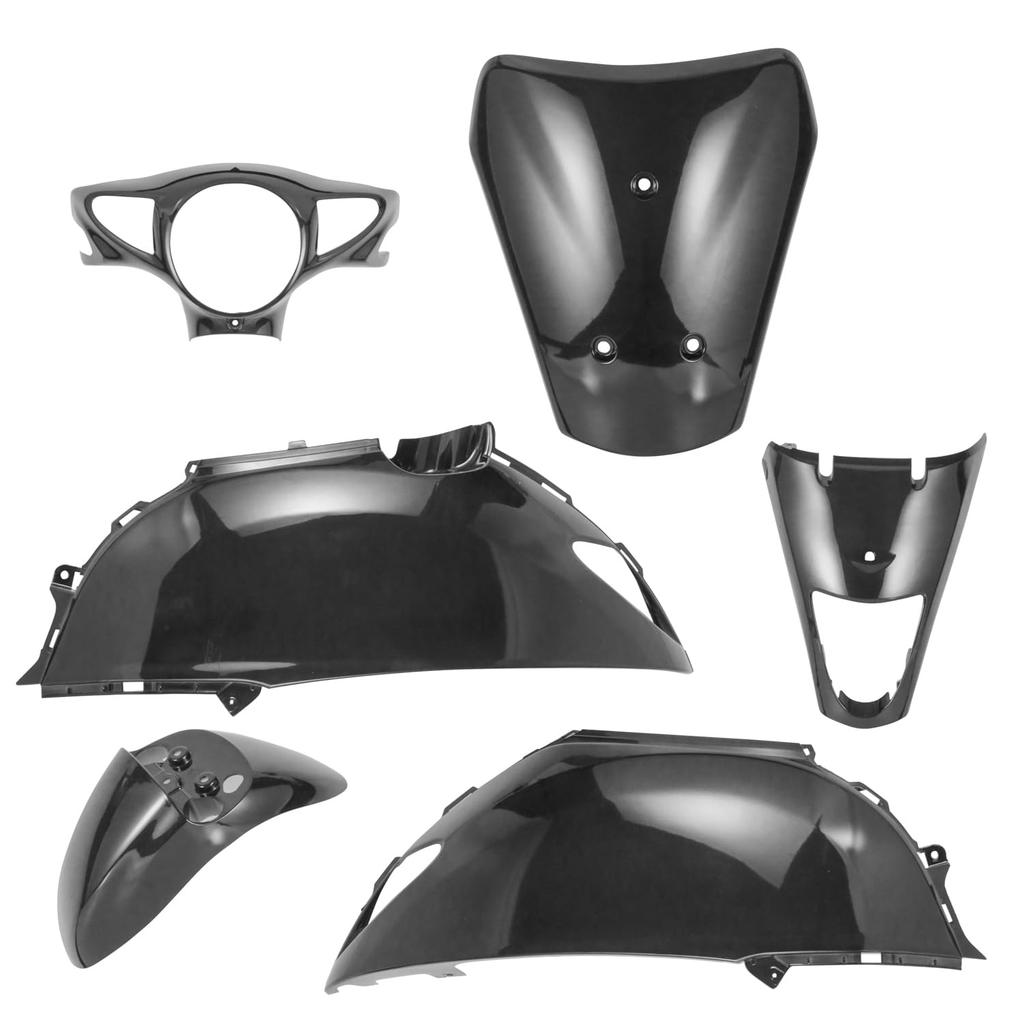 Suzuki G CA4AA Exterior Set Black Let's/Let's 6-piece