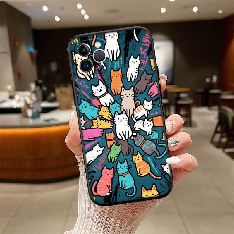 Cat Kitten Meow Case for Samsung Note 20 10 S25 Plus Ultra Lite FE M20 M21 M30 M31 M51 A11 A26 A51 A52 A53 A56 A70 A71 A72 A73