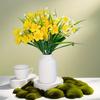 10 Heads Artificial Daffodils DIY Floral Realistic Flowers  Photography Props