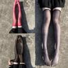Women Shiny Ultra-Thin Silky Thigh High Stockings Sexy Oily Bright Shimmery Over Knee Long Socks Glossy Hosiery Clubwear