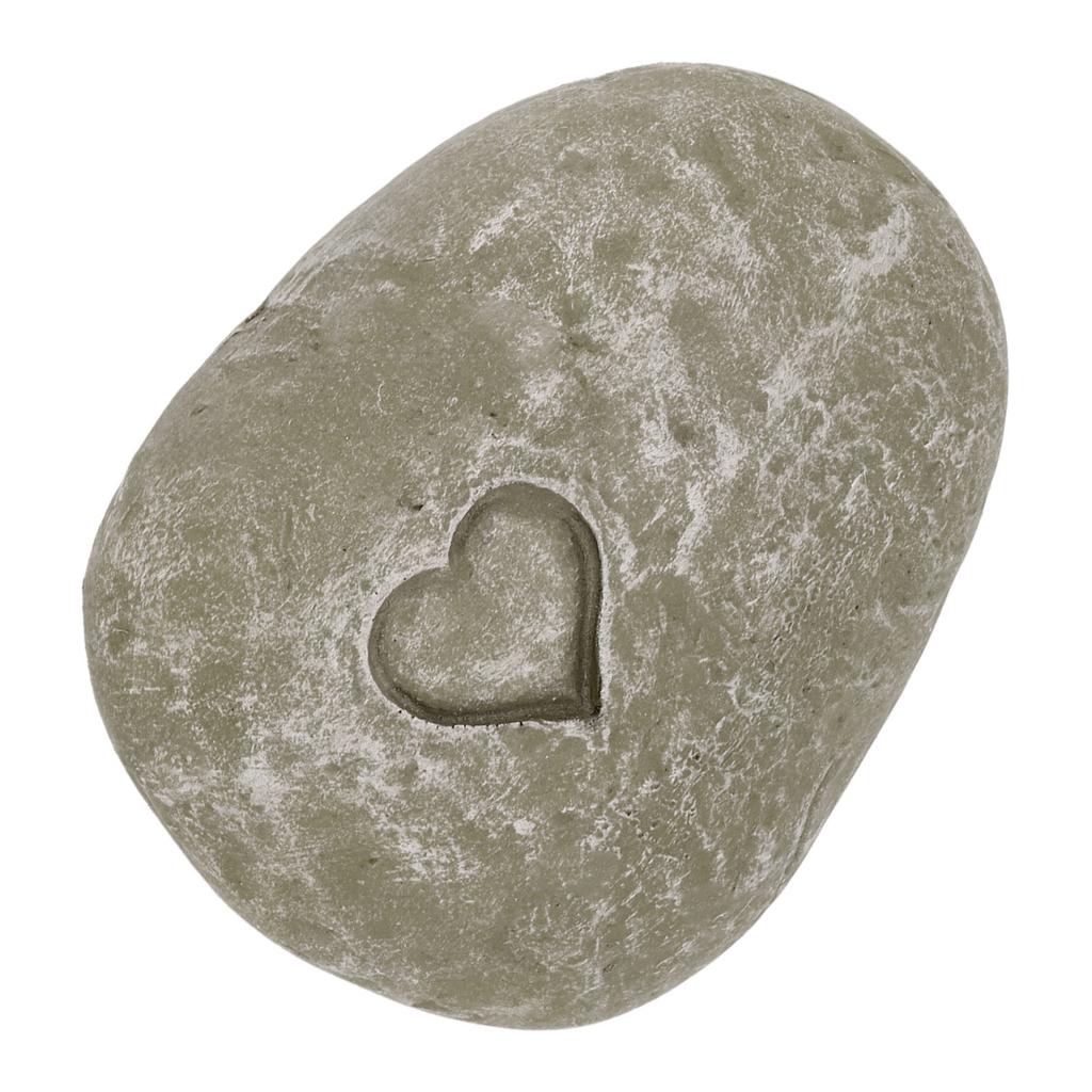 Pet Memorial Garden Stone DIY Lettering Simulation Pebbles Pet Grave Marker for Dogs Cats Love Stone Moss Color