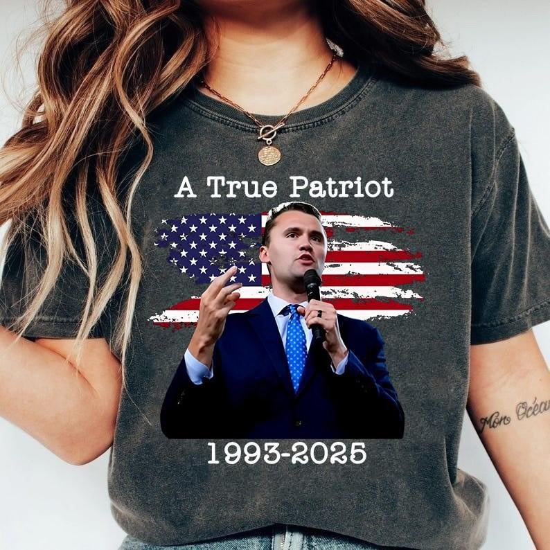 

RIP Charlie Kirk Memorial Unisex T-Shirt L